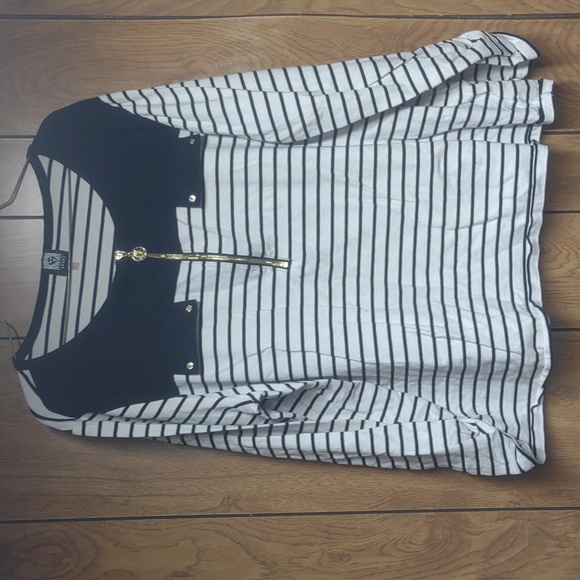 Anne Klein long sleeve half zip faux pockets women's size 3xl - Picture 1 of 7